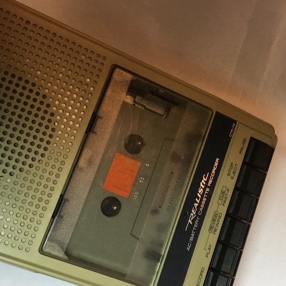 Realistic CTR-72 AC/Battery Cassette Recorder Vintage-**Watch The Video** Works! - Picture 15 of 15